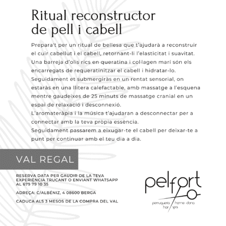 Ritual reconstructor de pell i cabell